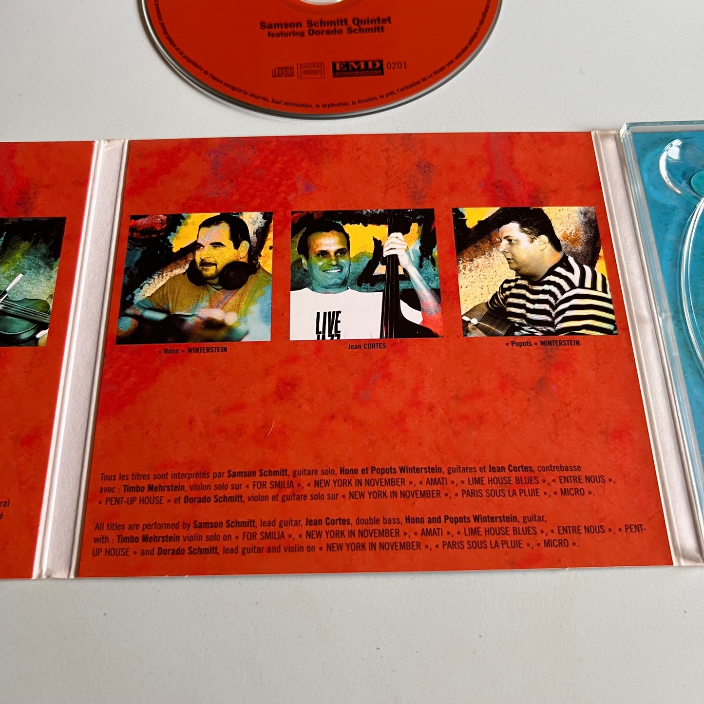 CD - Samson Schmitt Quintet - Dorado Schmitt - Djieske - 2002