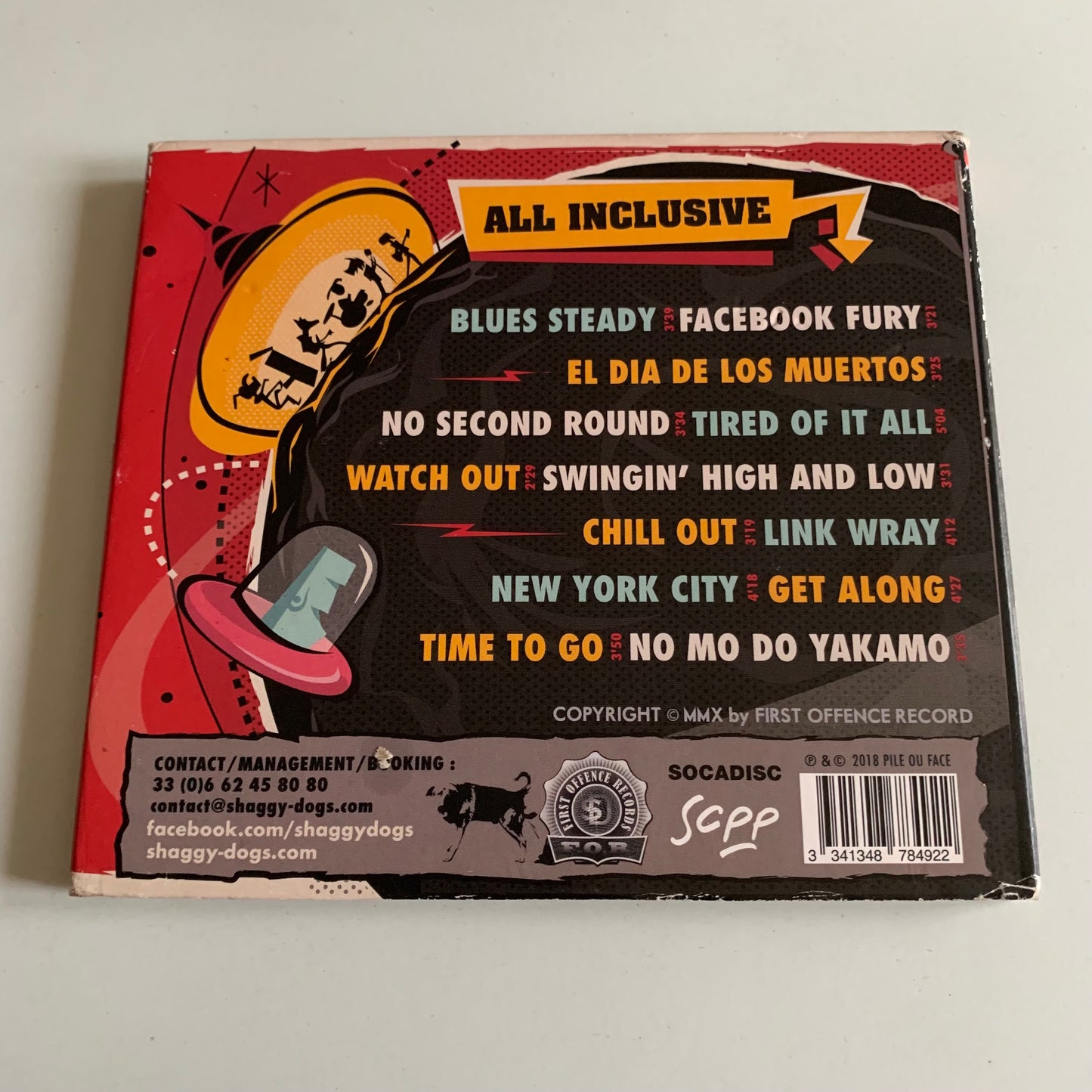 CD - Shaggy Dogs - All Inclusive - 2018 Occasion