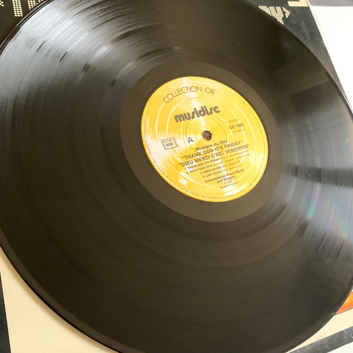 Thank God It's Friday - Musique Du Film -Dieu Merci, C'est Vendredi - LP 1978