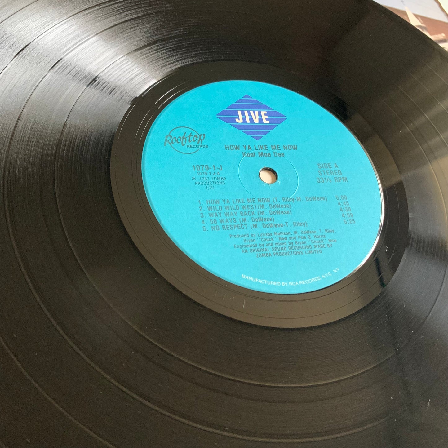 Kool Moe Dee - How Ya Like Me Now - LP 1987