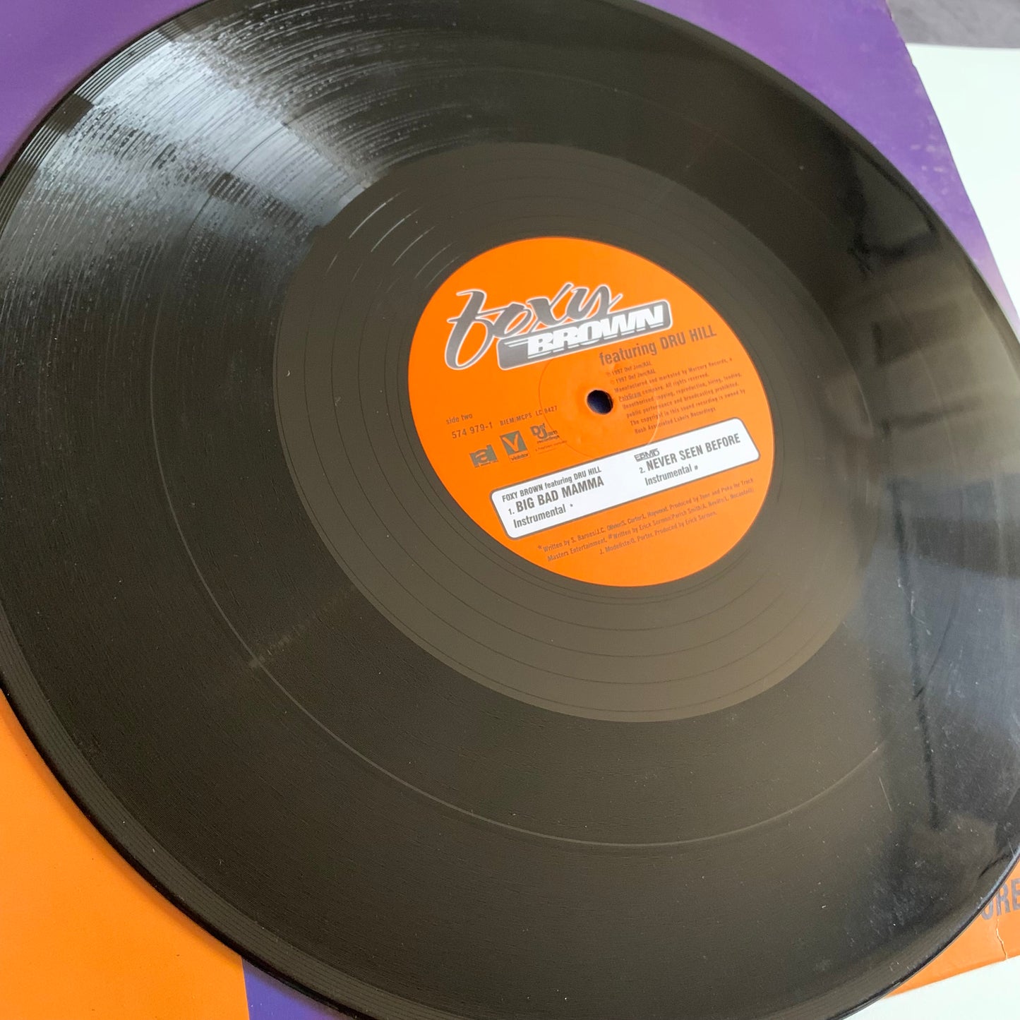 Foxy Brown Feat Dru Hill - Big Bad Mamma / Never Seen Before - Maxi 1997 Occasion