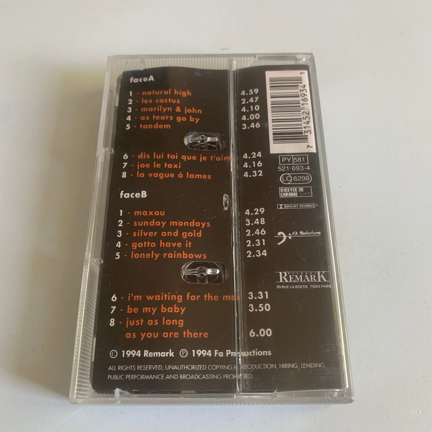 Vanessa Paradis - Live - 1994 Occasion