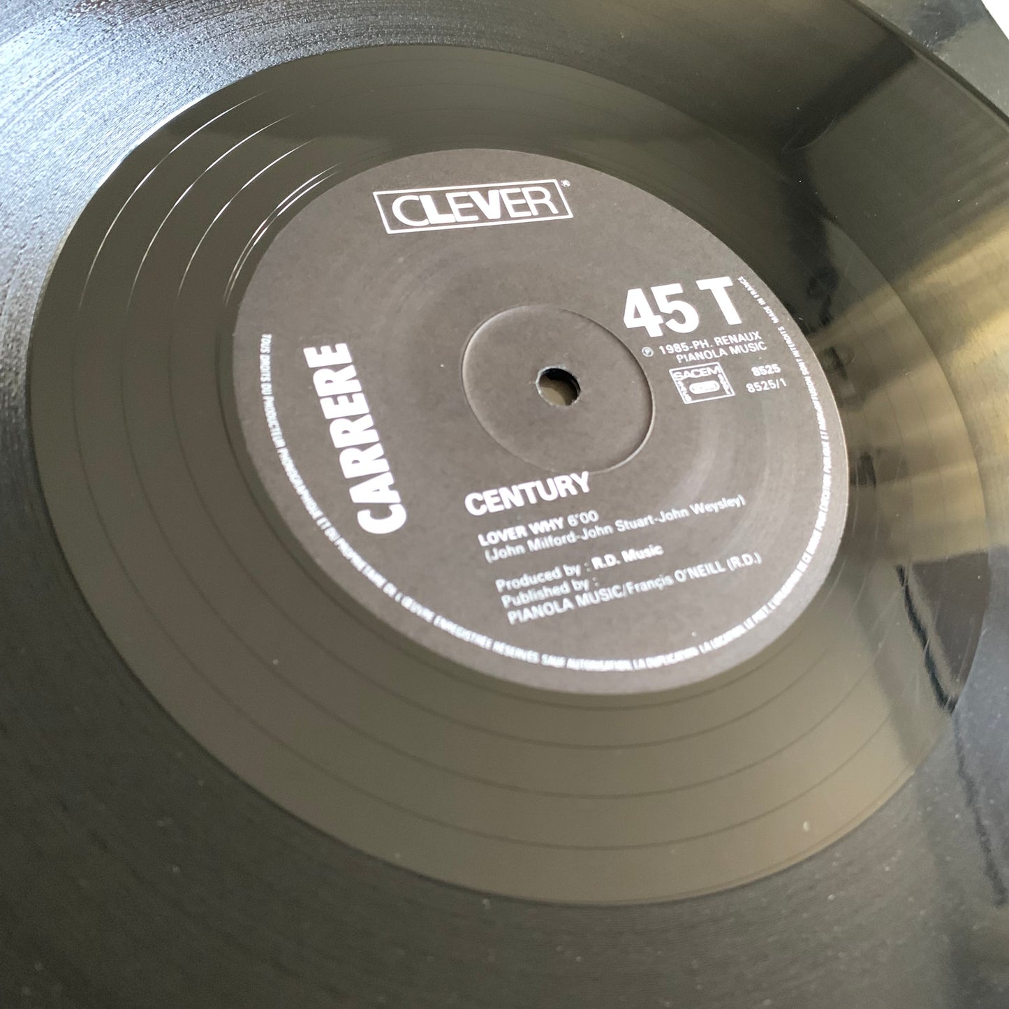 Century - Lover Why - Single 1985