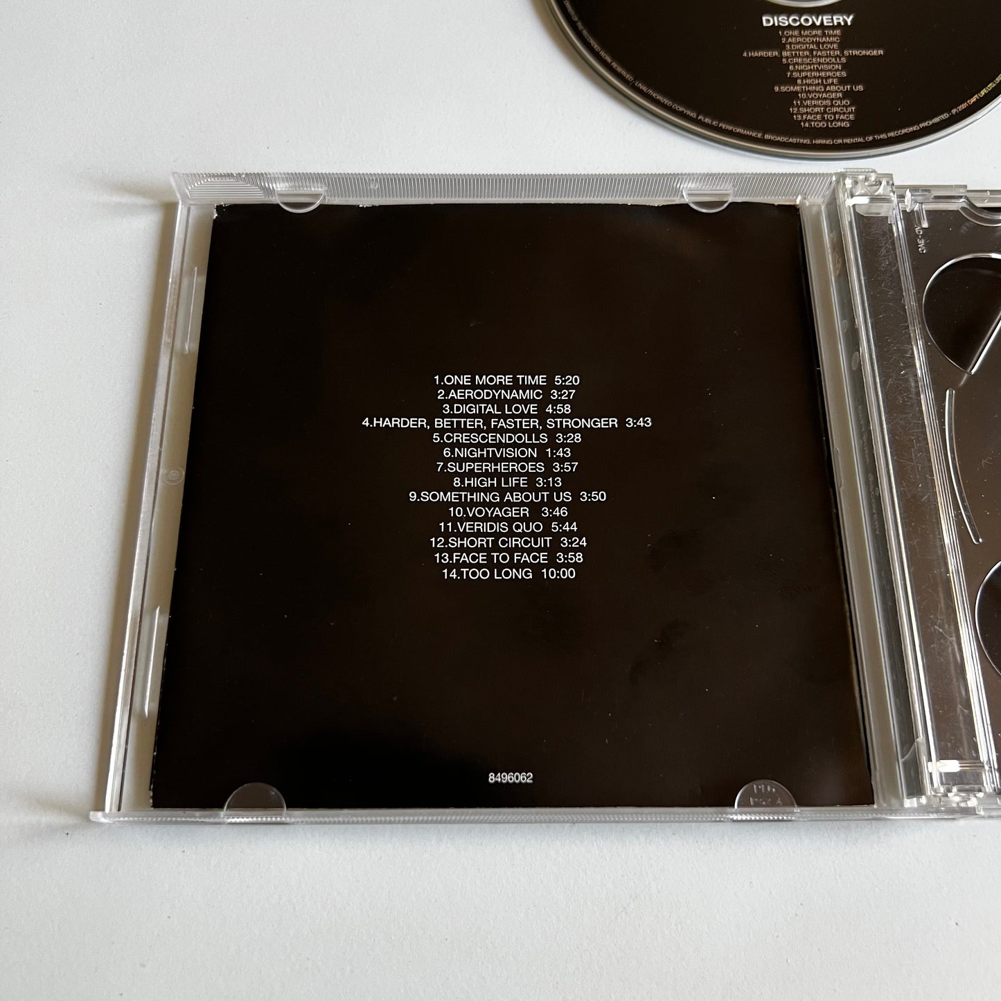 CD - Daft Punk - Discovery - Carte Club 2001