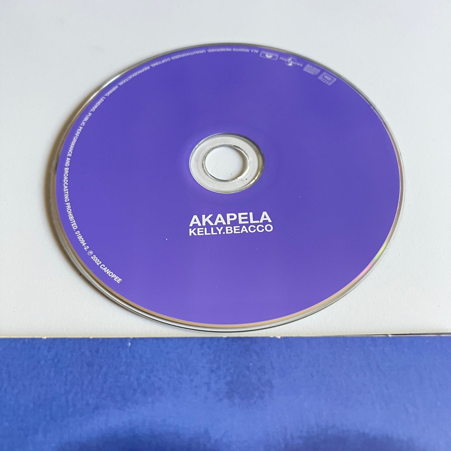 CD - Kelly - Beacco - Akapela - 2002
