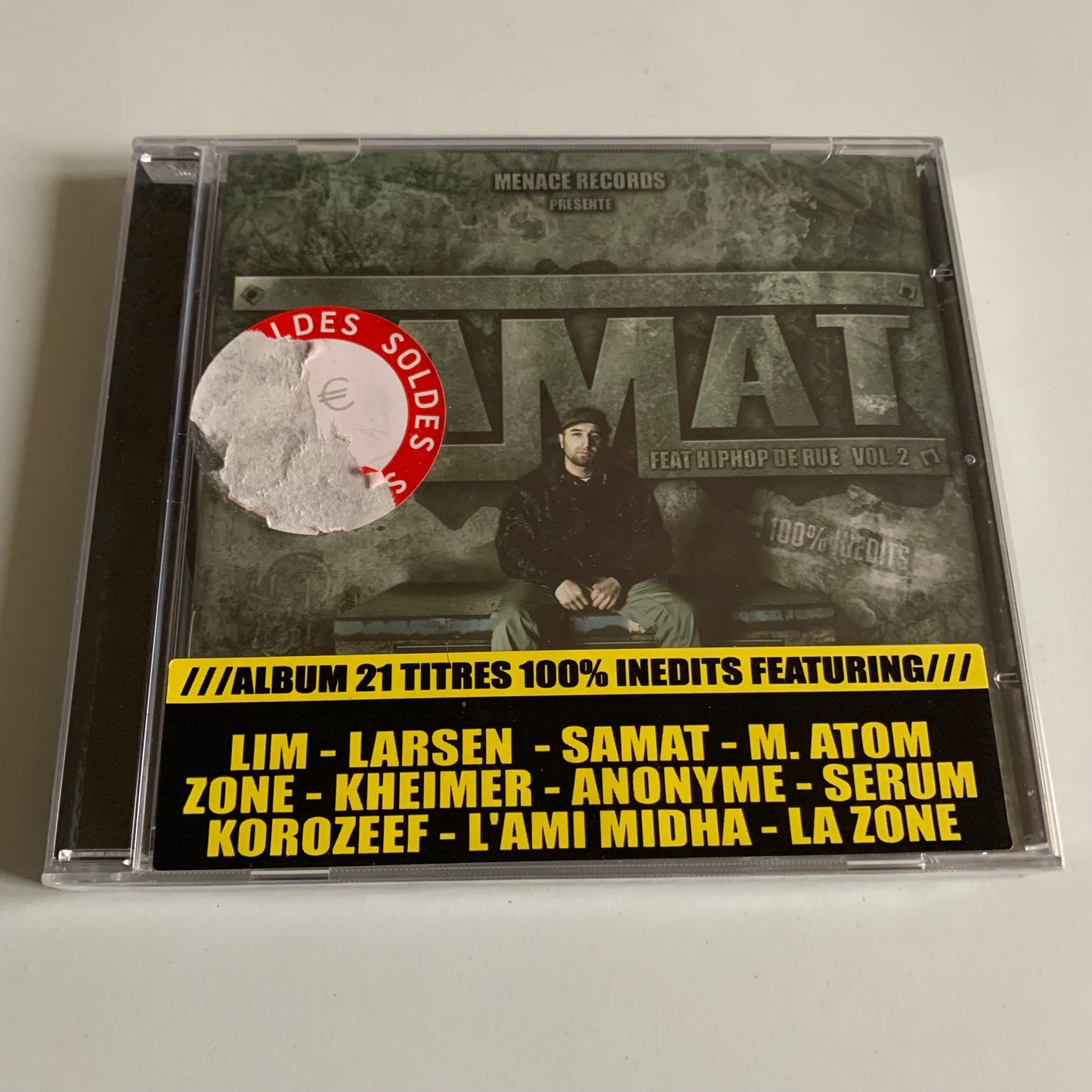 CD - Samat - Hip Hop De Rue Vol. 2 - 2007 Neuf sous Blister