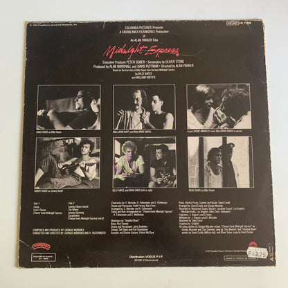 Giorgio Moroder - Midnight Express (Music From The Original Motion Picture Soundtrack) - LP 1979 Occasion