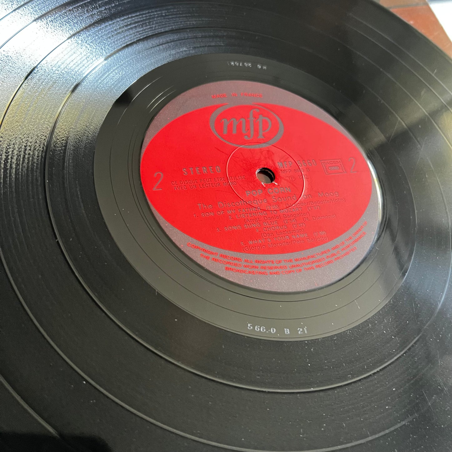 The Discotheque Sound - Pop Corn - LP 1972