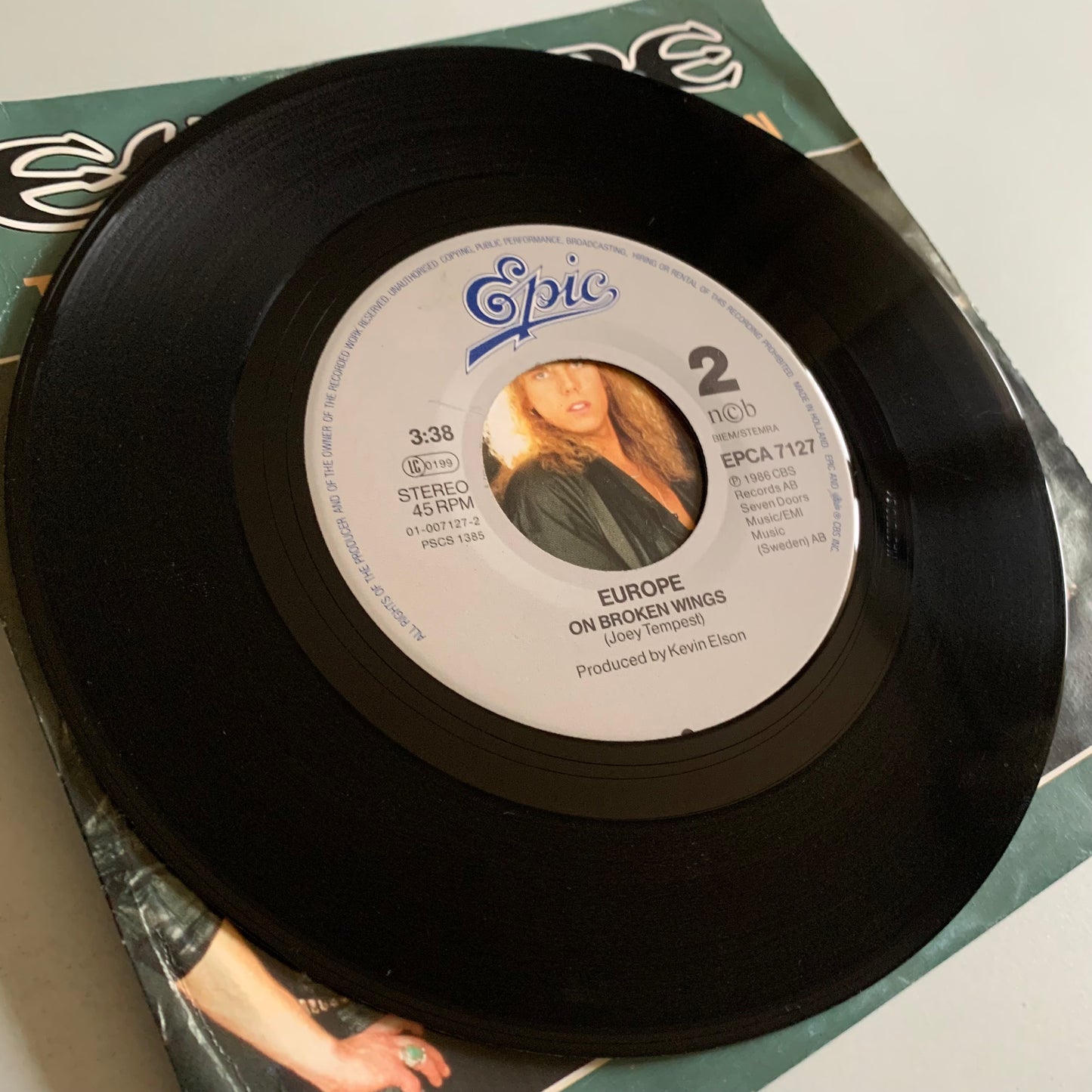 Europe - The Final Countdown - Single 1986 Occasion