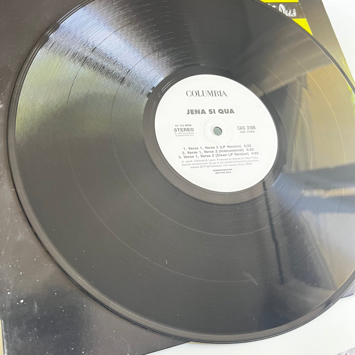 Jena Si Qua - Verse 1, Verse 2 / Down South - Single Promo 1997