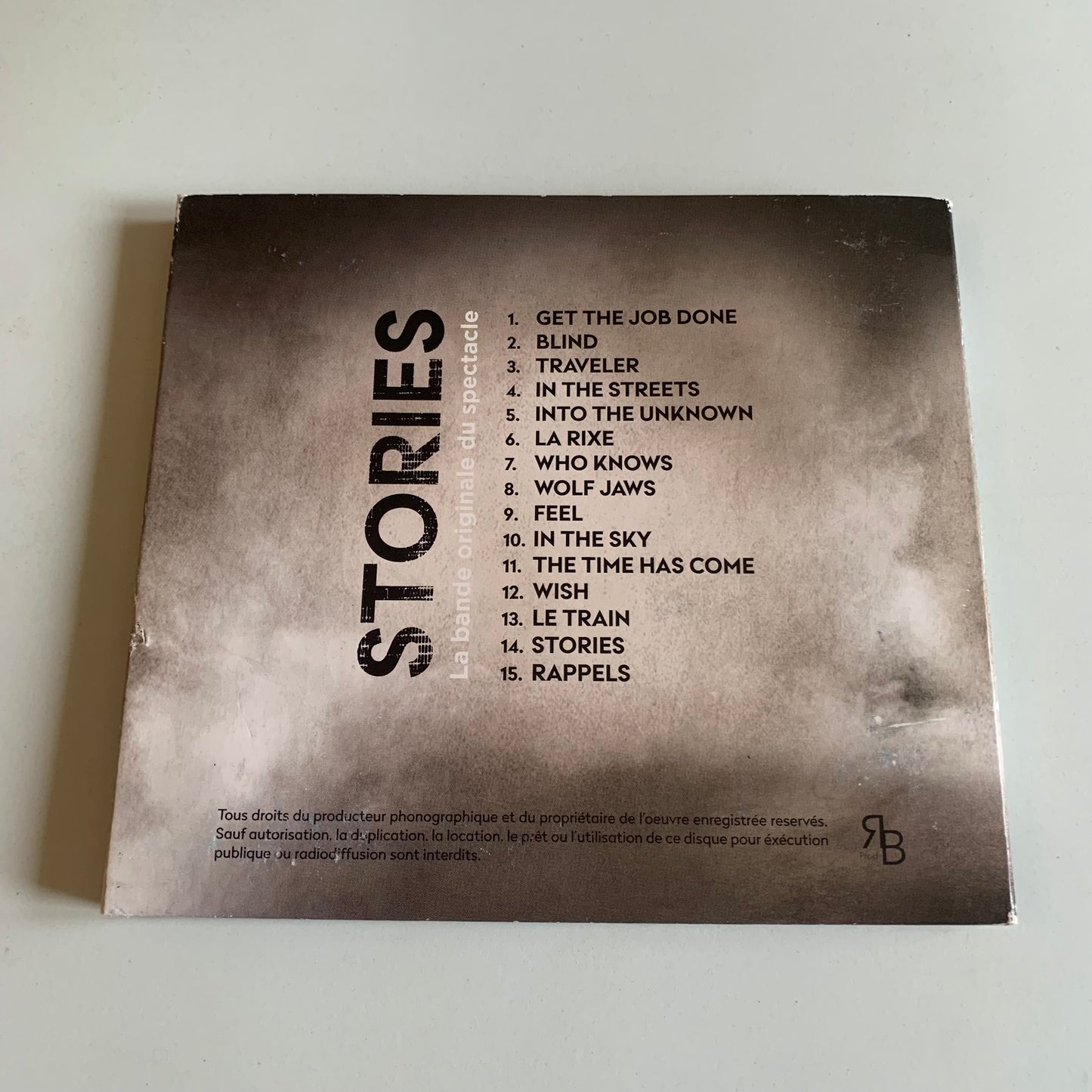 CD - Run Stop Fall Rise - Stories - Bande Originale du Spectacle - 2021 Occasion