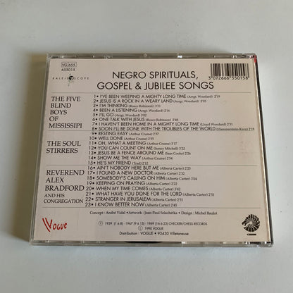 CD - Negro Spirituals Gospel & Jubilee Songs - 1990 Occasion