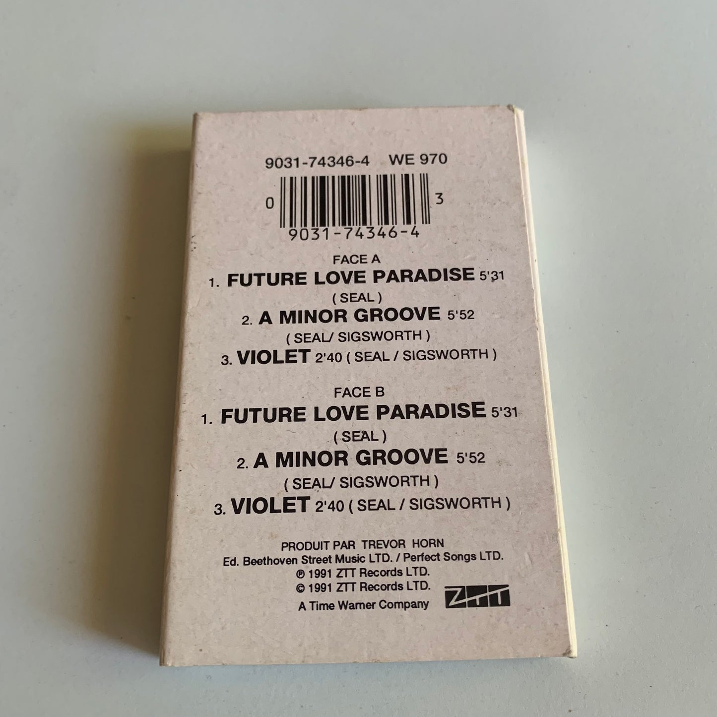 Seal - Future Love Paradise - Single 1991 Occasion
