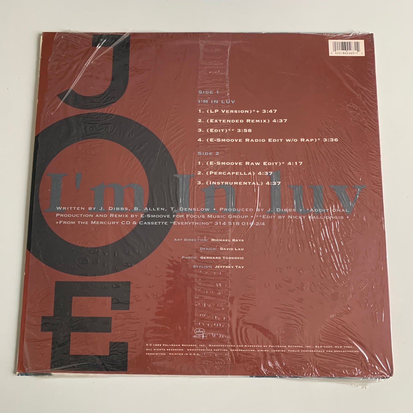 Joe - I'm In Luv - Single 1993