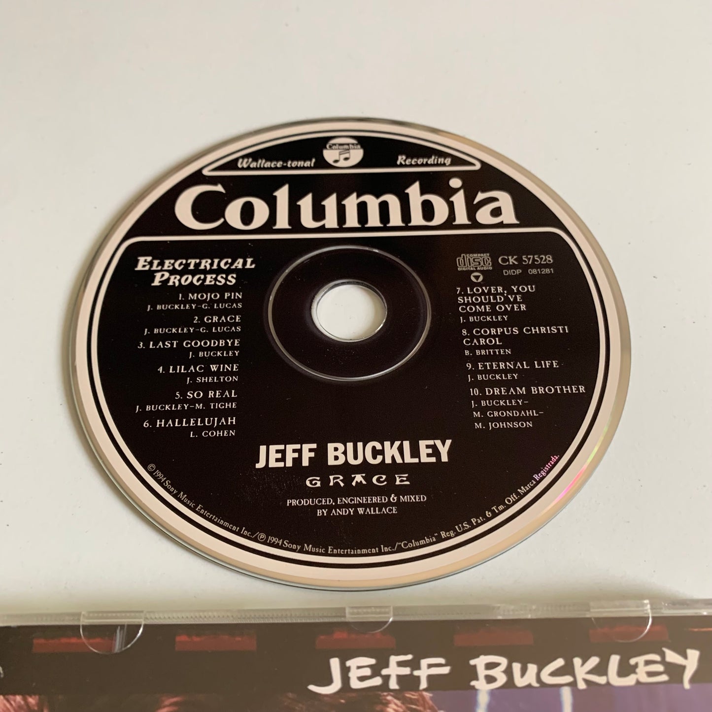 CD - Jeff Buckey - Grace - 1994