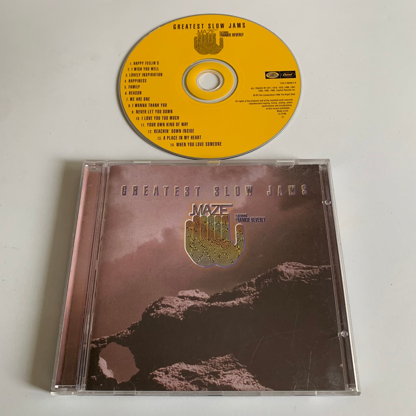 Maze Featuring Frankie Bervely - Greatest Slow Jams - 1998 Occasion