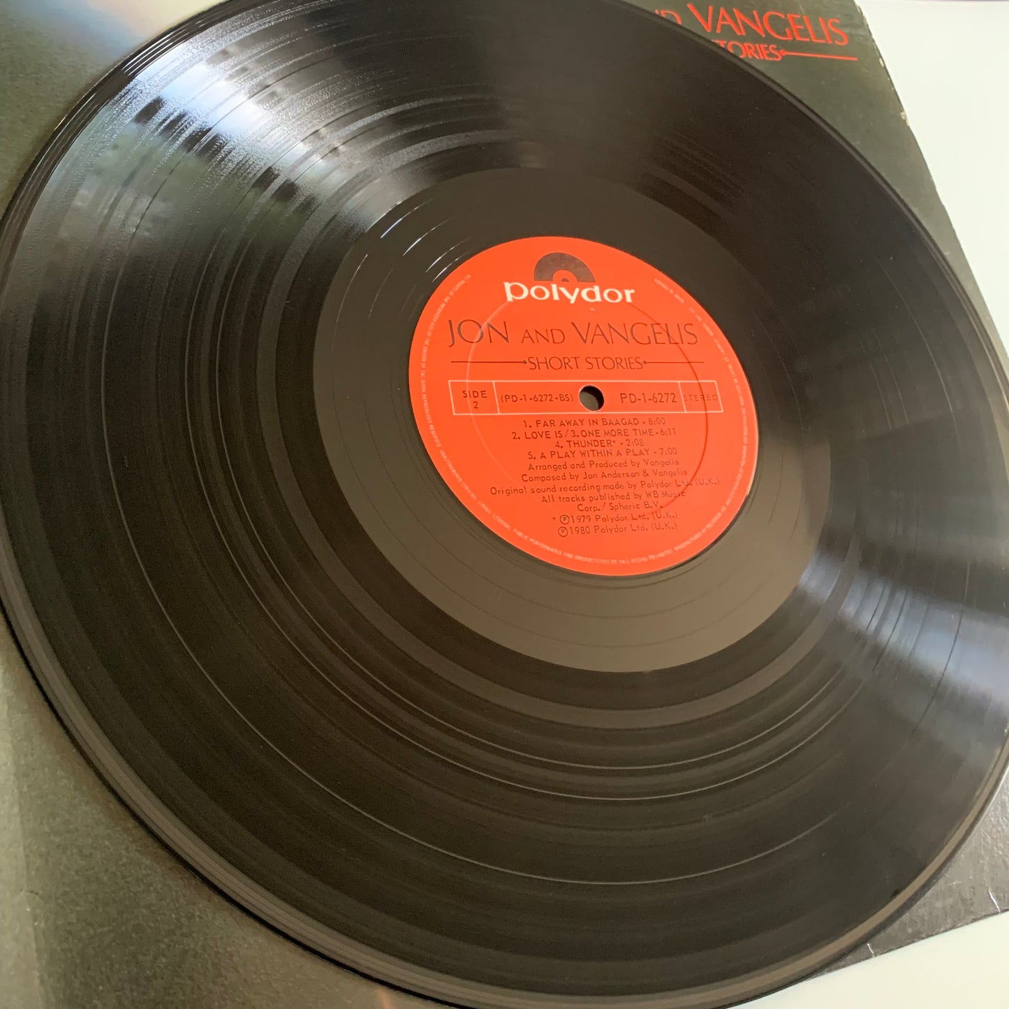 Jon And Vangelis - Short Stories - LP 1980 Occasion