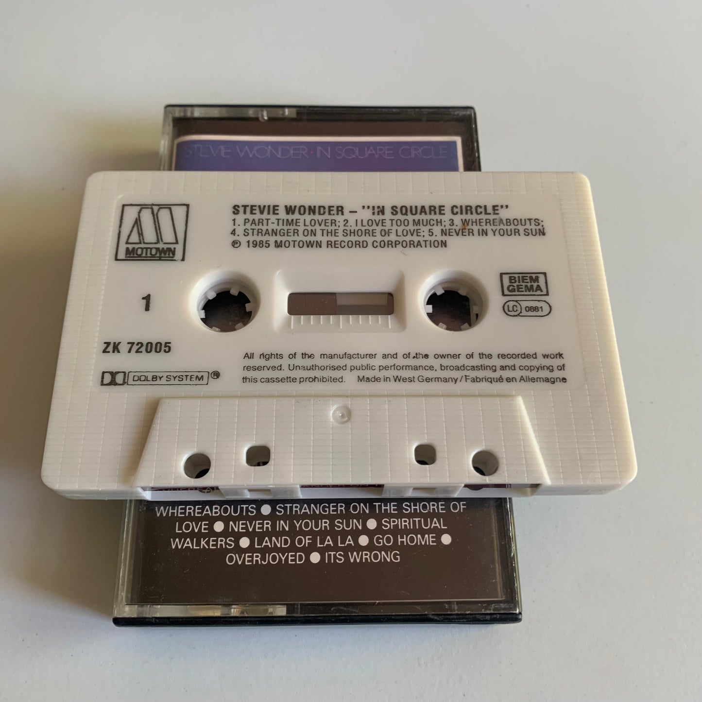 Stevie Wonder - In Square Circle - 1985 Occasion