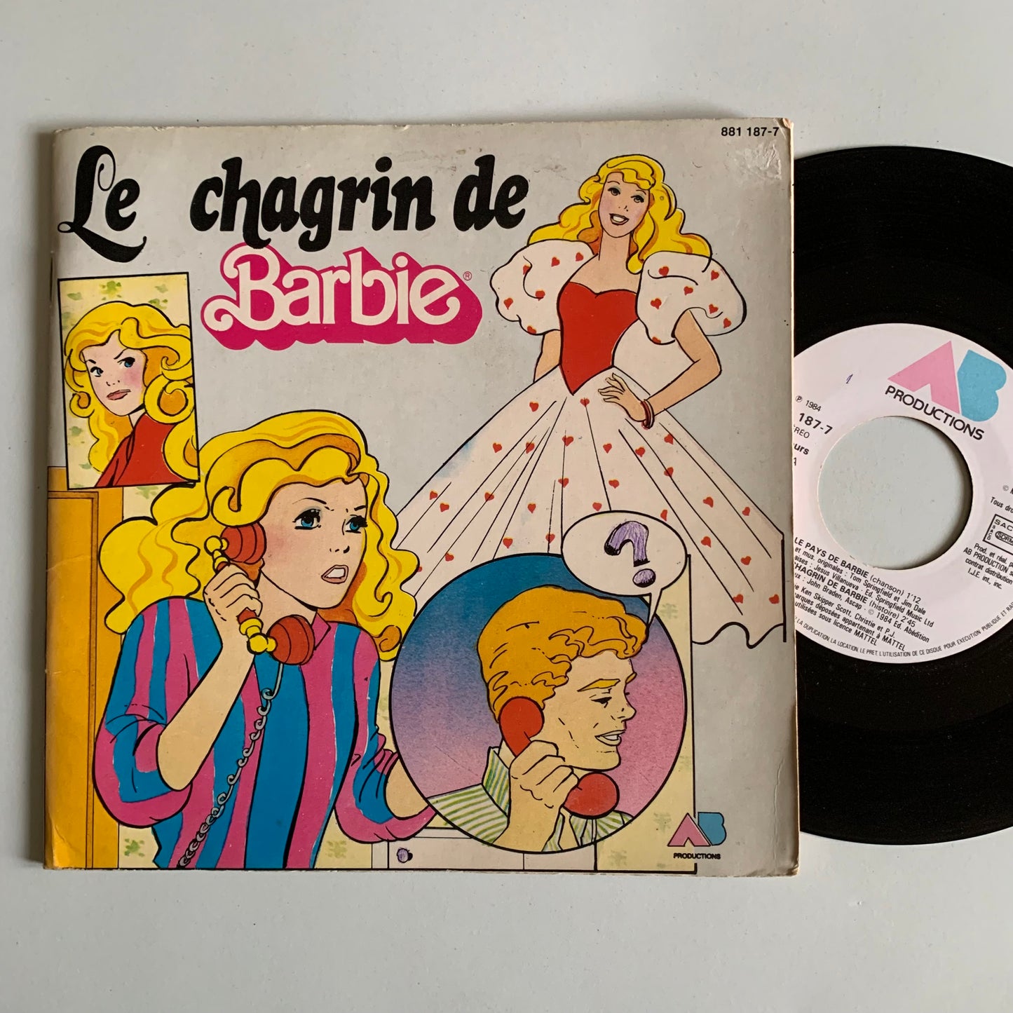 Le Chagrin De Barbie - Single 1984