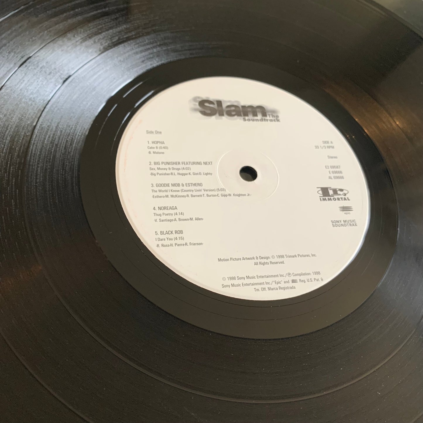 Compilation - Slam - The Soundtrack - Double LP 1998