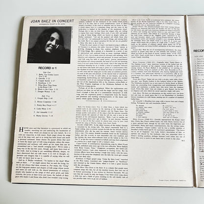 Joan Baez - In Concert - Double LP