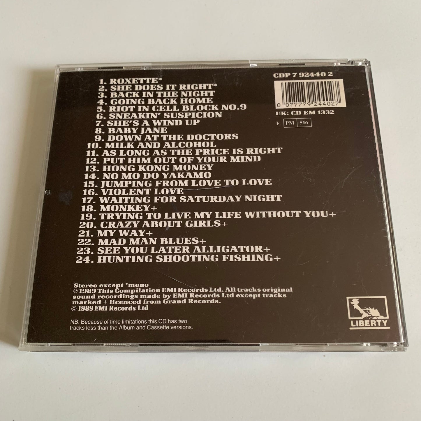 CD - Dr. Feelgood - Singles (The U.A. Years+) - 1989 Occasion