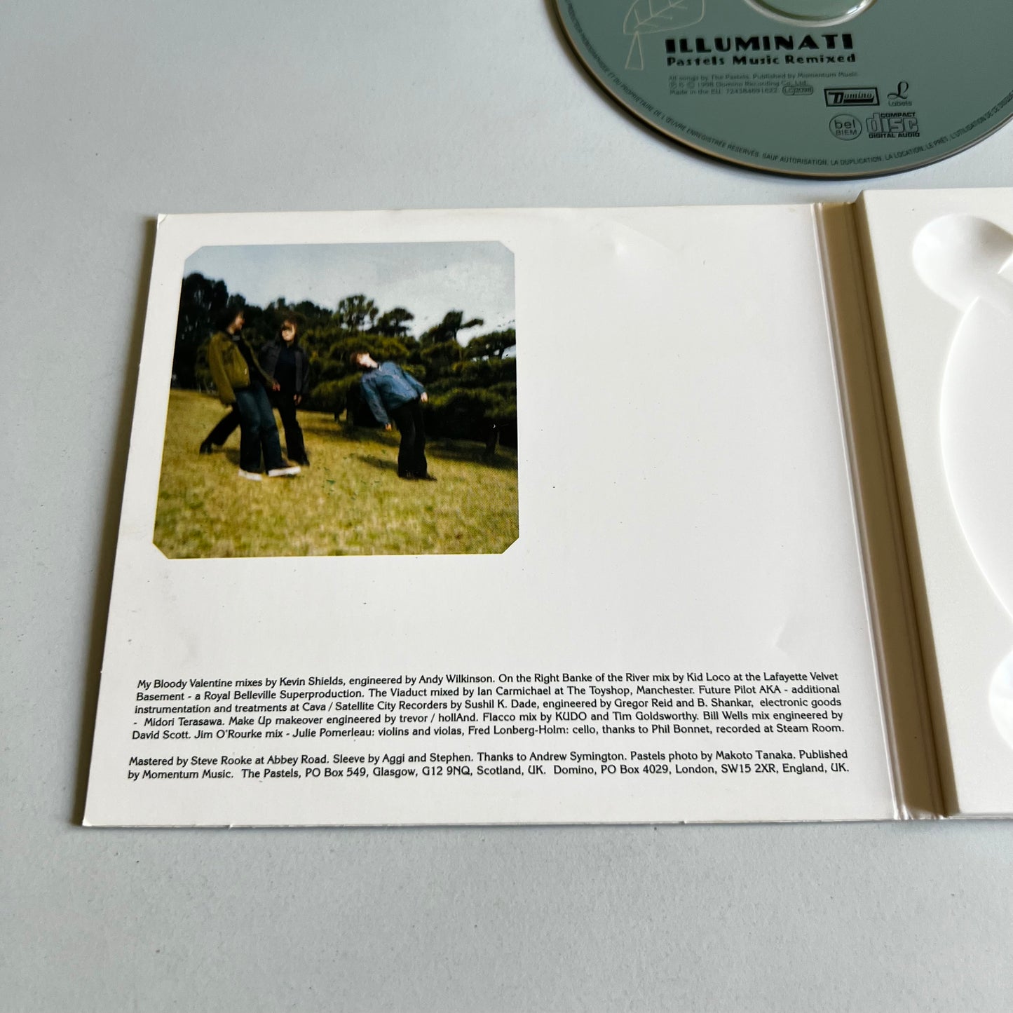 CD - The Pastels - Illuminati - Pastels Music Remixed - 1998