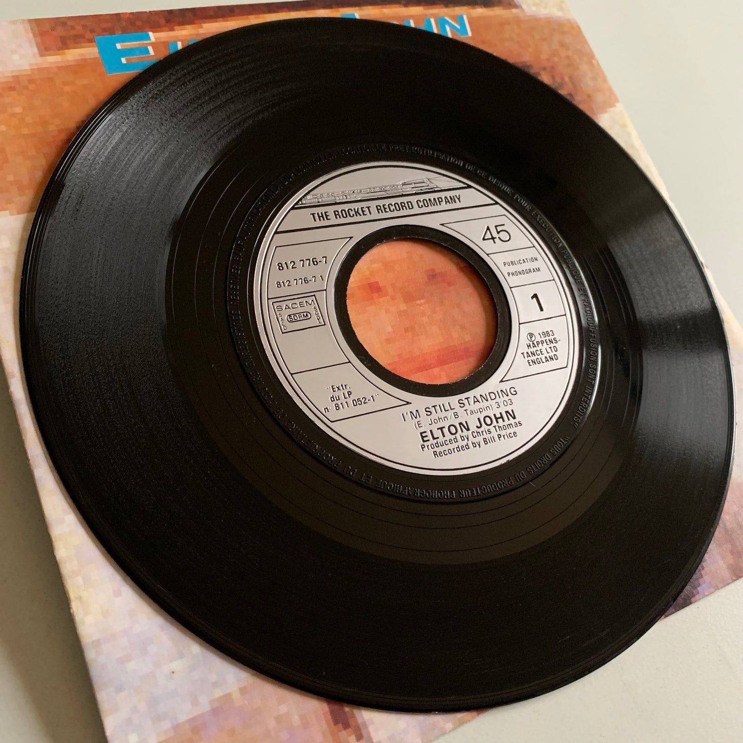 Elton John - I'm Still Standing - Single 1983 Occasion