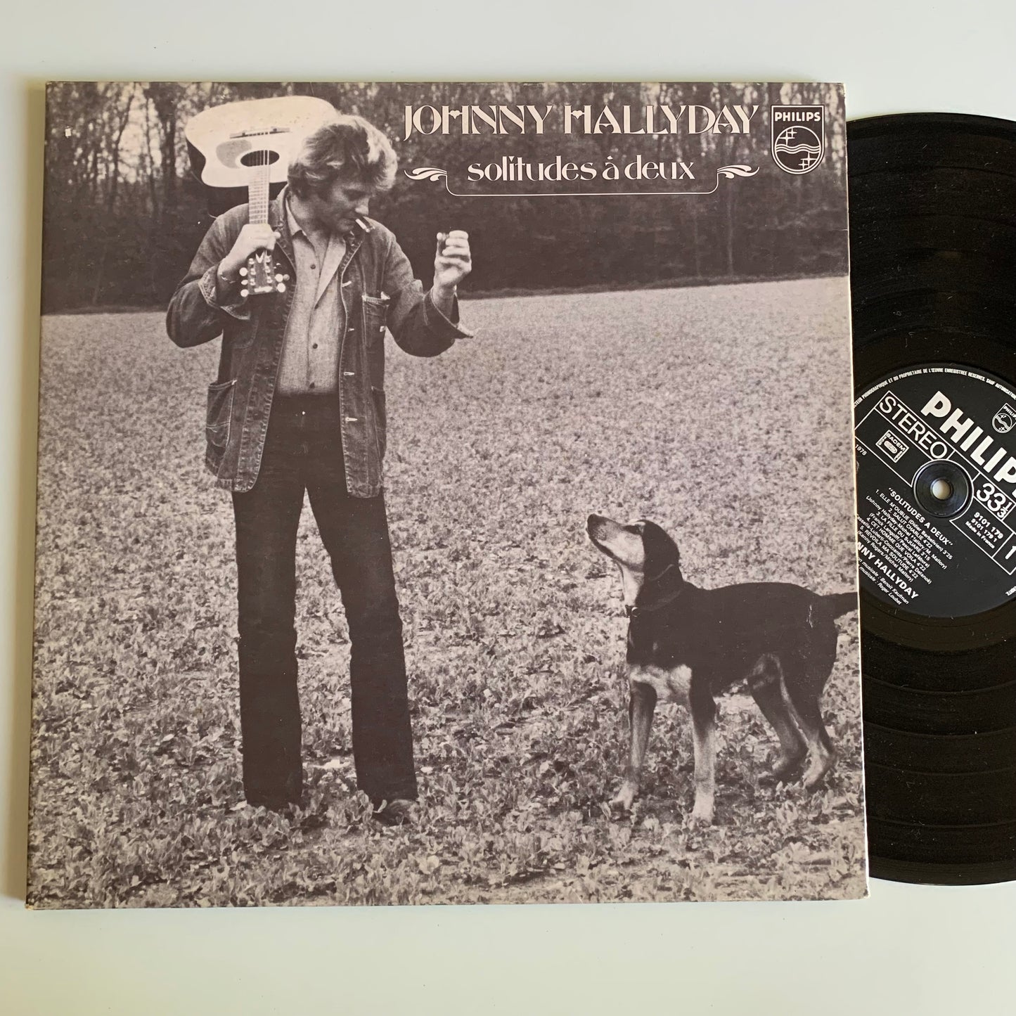 Johnny Hallyday - Solitudes À Deux - LP 1978 Occasion