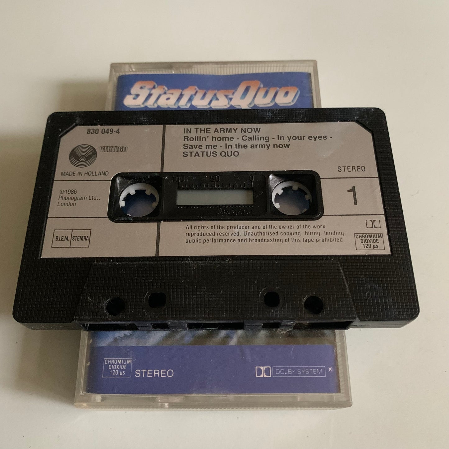 Status Quo - In The Army Now - 1986 Occasion