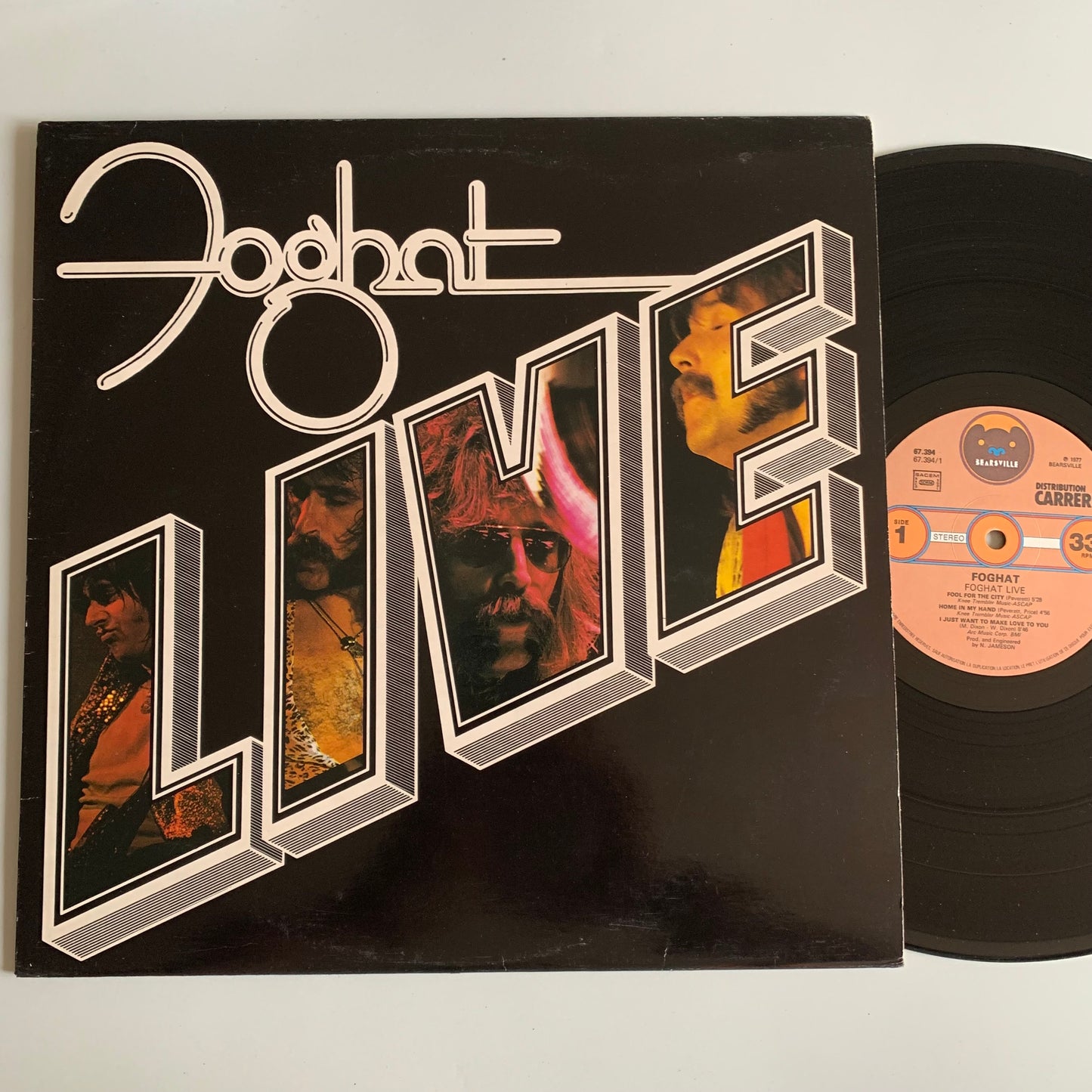 Foghat - Live - LP 1980 Occasion