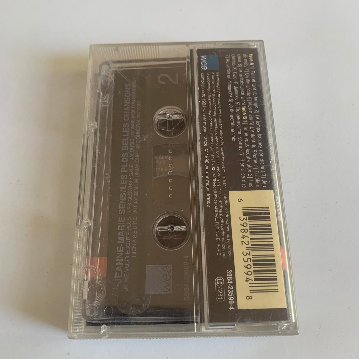 Jeanne-Marie Sens - Les Plus Belles Chansons - 1998 Occasion