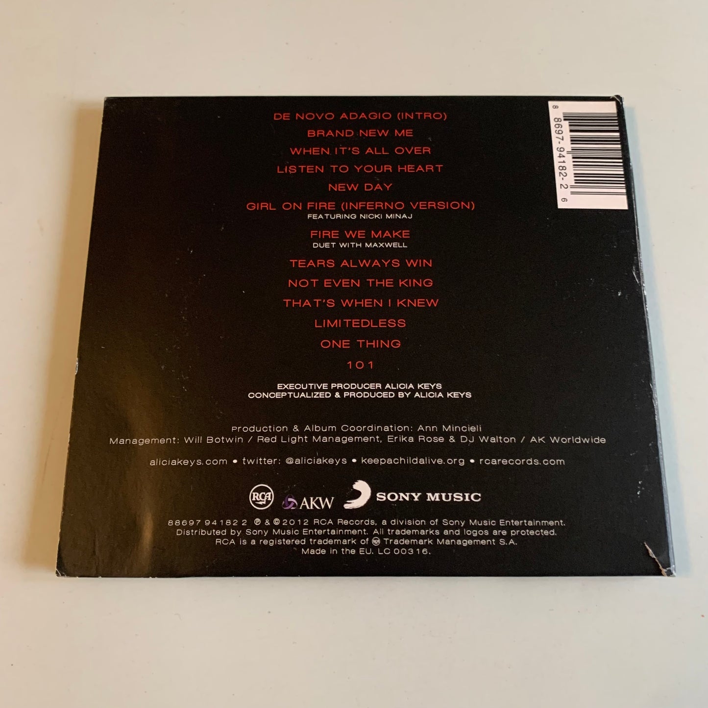 CD - Alicia Keys - Girl On Fire - 2012 Occasion