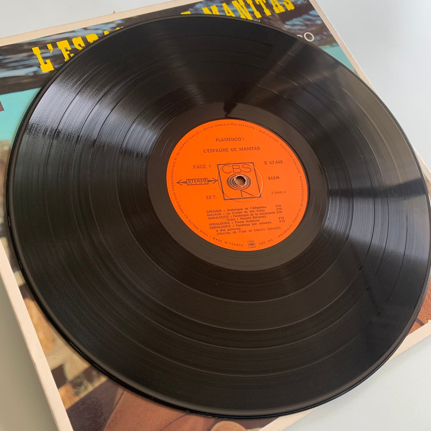 Manitas De Plata - L'Espagne De Manitas - LP 1968 Occasion