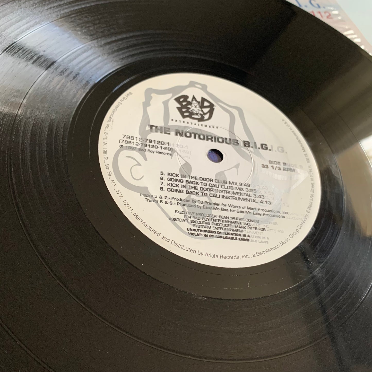 The Notorious B.I.G. - Sky's The Limit / Going Back To Cali / Kick In The Door - Single 1997