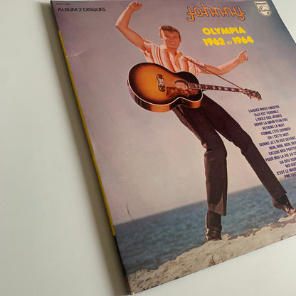 Johnny Hallyday - Olympia 1962 et 1964 - Double LP 1976 Occasion