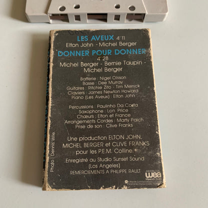 Elton John - France Gall - Les Aveux - Donner Pour Donner - Single 1981 Occasion