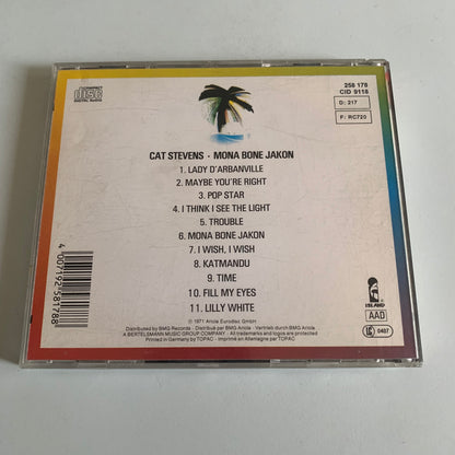 CD - Cat Stevens - Mona Bone Jakon - 1987 Occasion