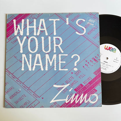 Zinno - What's Your Name? - Maxi Single 1985