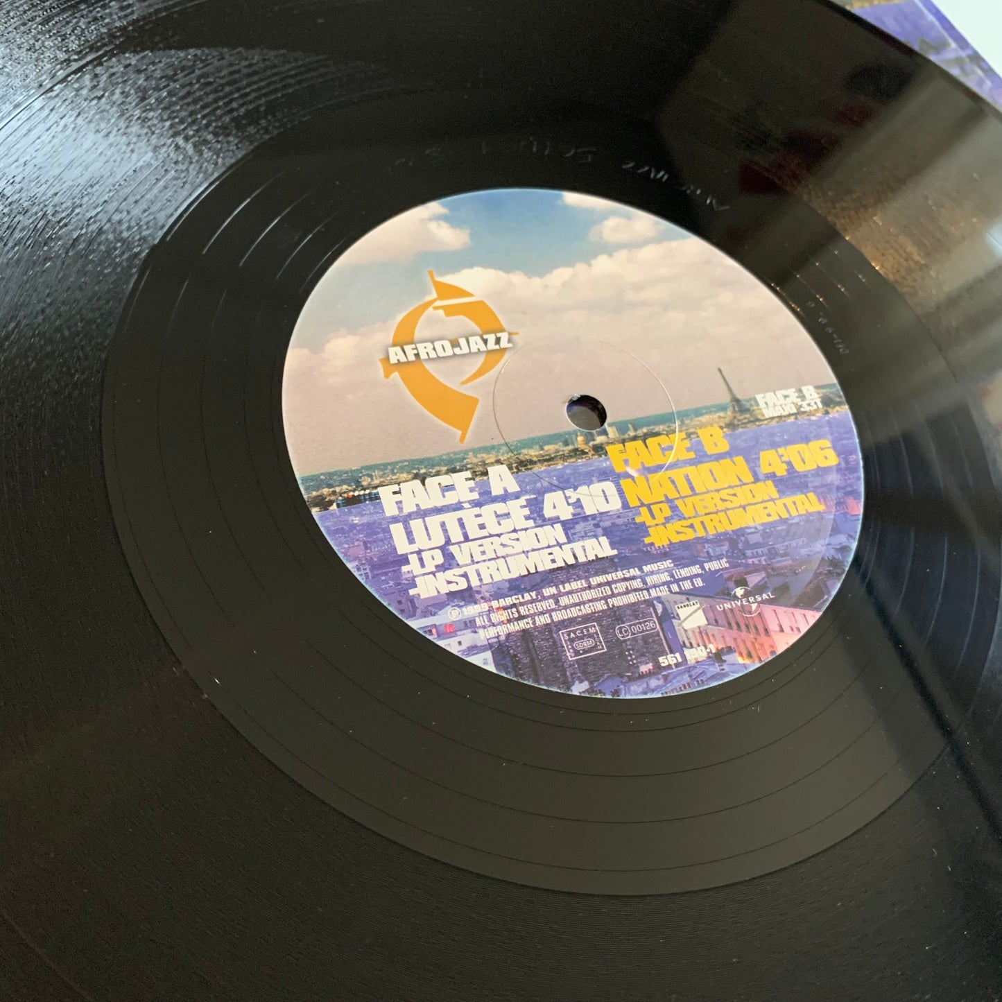 Afro Jazz - Lutèce - Single 1999