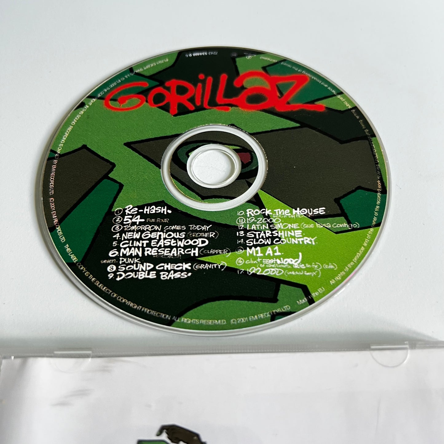 CD - Gorillaz - 2001