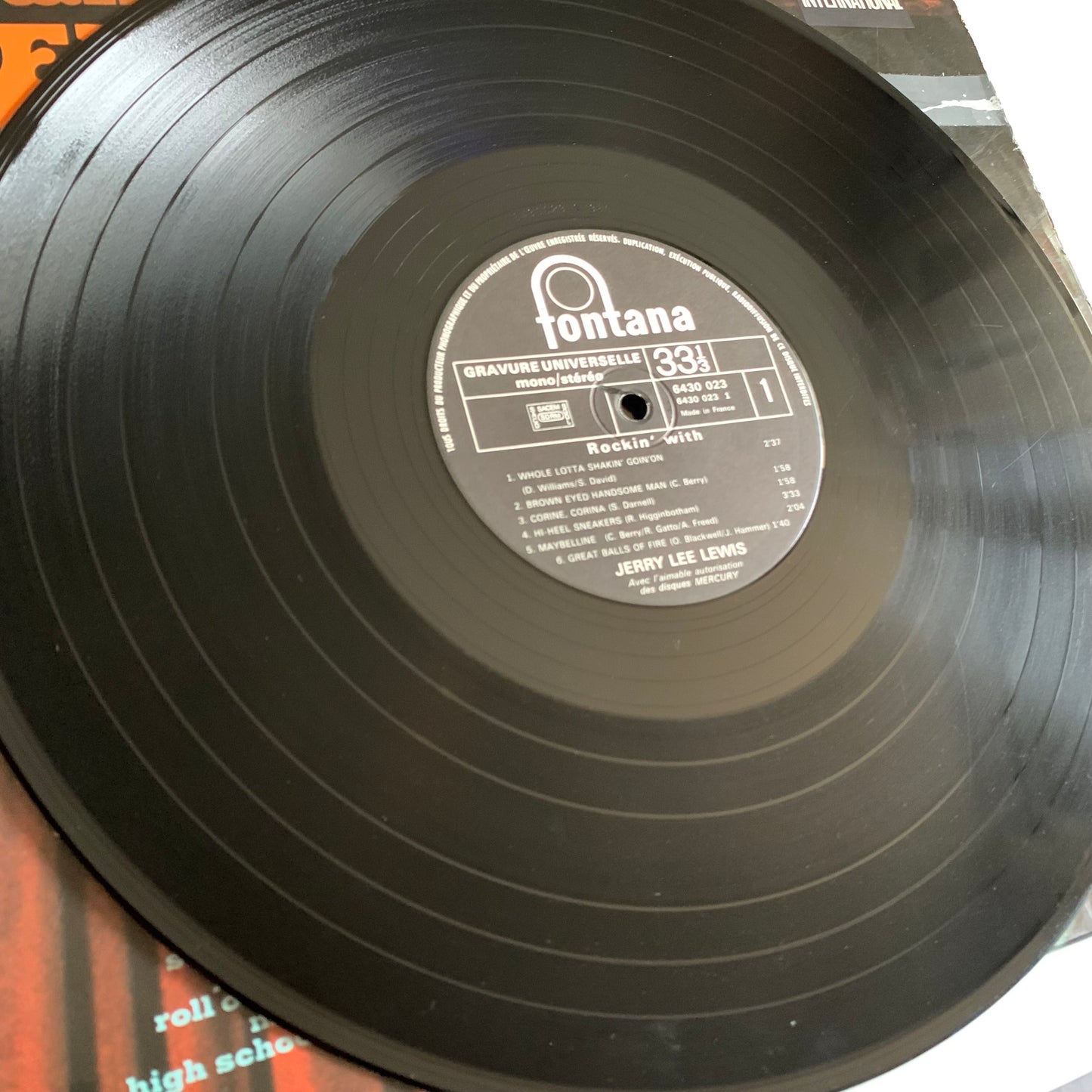 Jerry Lee Lewis - Rockin' With Jerry Lee Lewis - LP 1972 Occasion