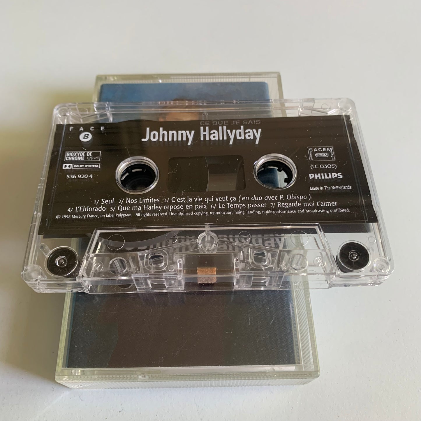 Johnny Hallyday - Ce Que Je Sais - 1998 Occasion