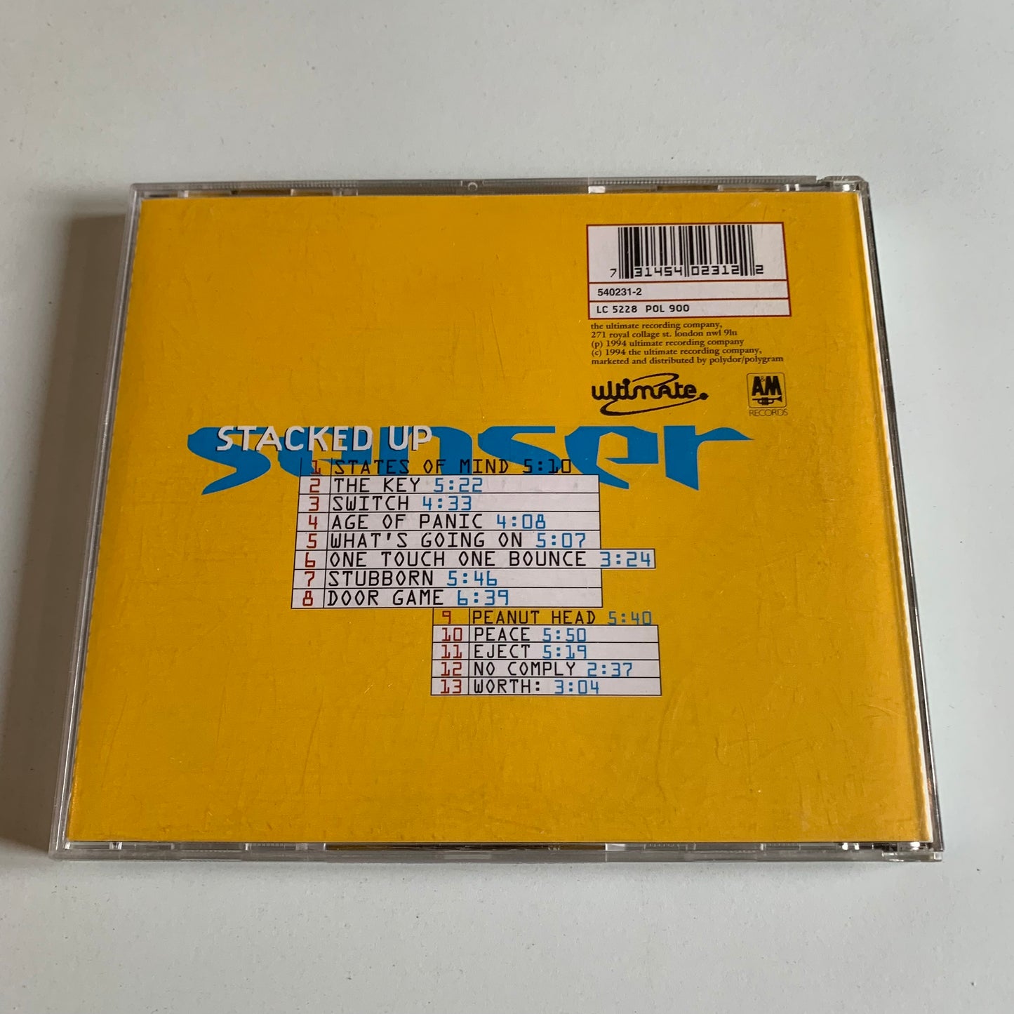CD - Senser - Stacked Up - 1994 Occasion