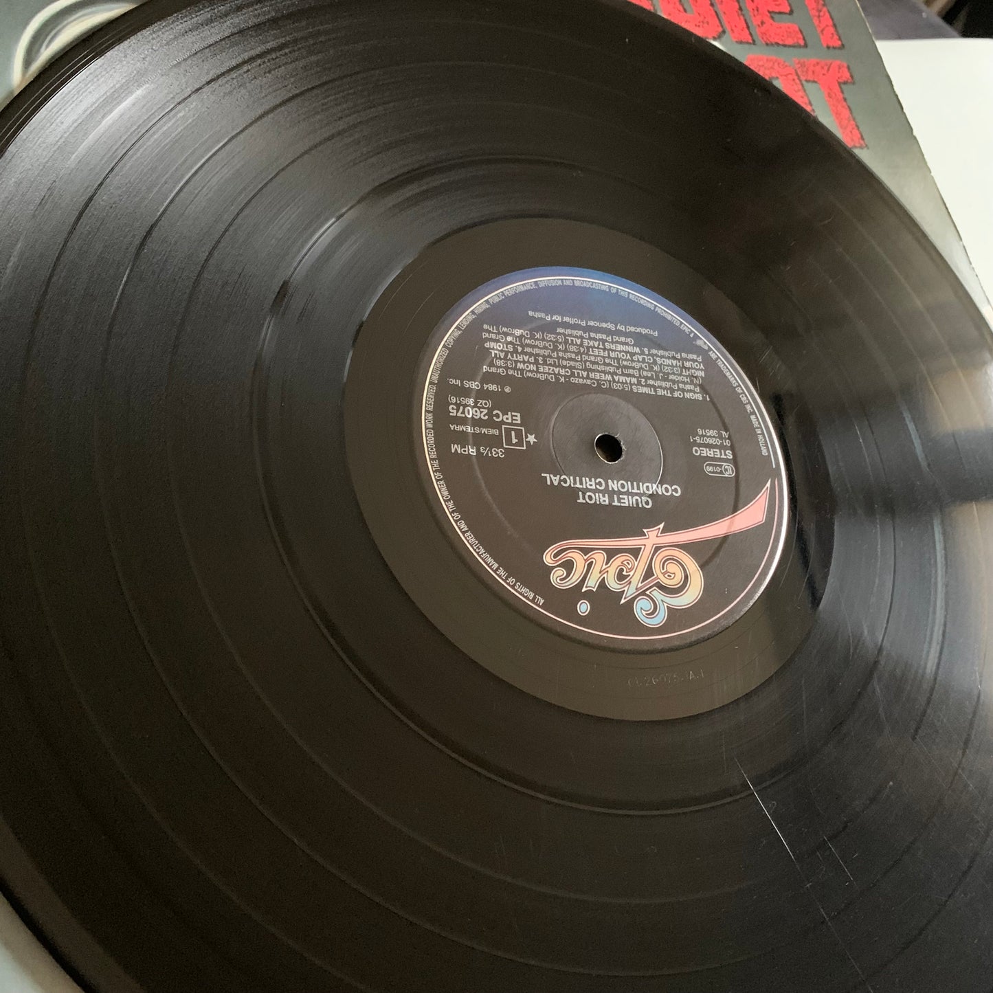 Quiet Riot - Condition Critical - LP 1984 Occasion