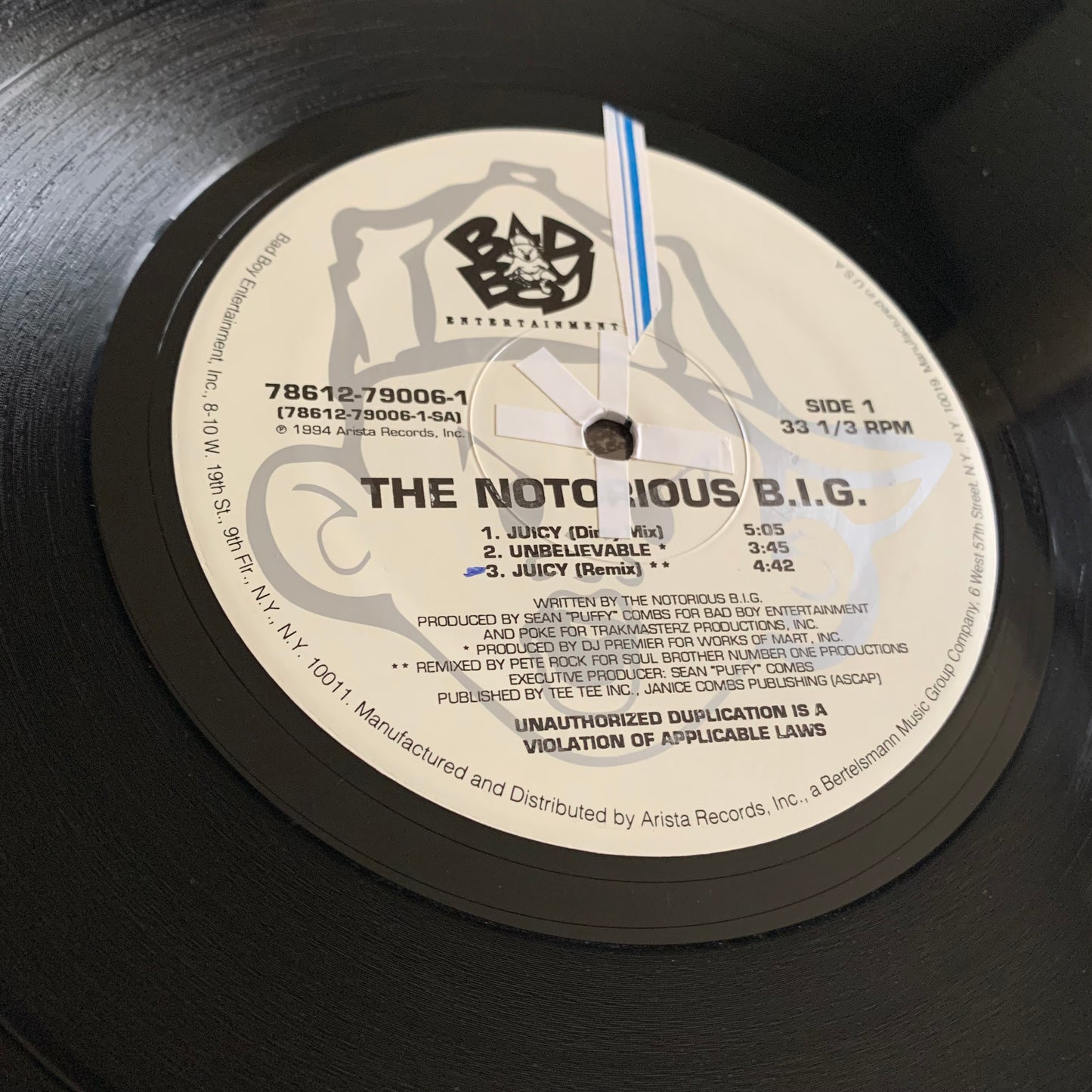 The Notorious BIG - Juicy - Single 1994