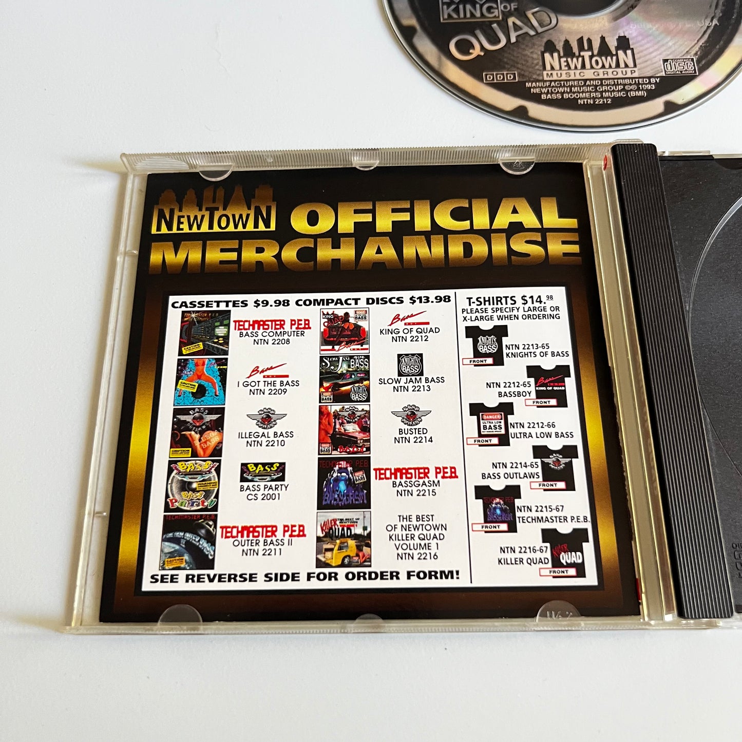 CD - Bass Boy - King Of Quad - 1993