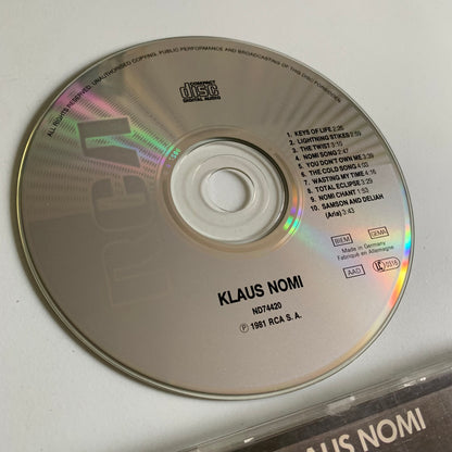 CD - Klaus Nomi - 1998 Occasion