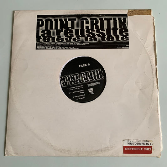 Point Critik - La Réussite / Relève La Tête - 12” 1999 Occasion