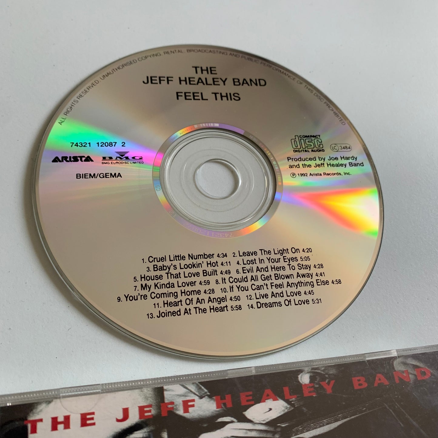 CD - The Jeff Healey Band - Feel This - 1992 Occasion